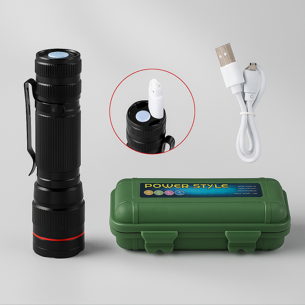 🔦 Lampe de Poche à Lumière Puissante – Éclairez comme jamais auparavant-UFB