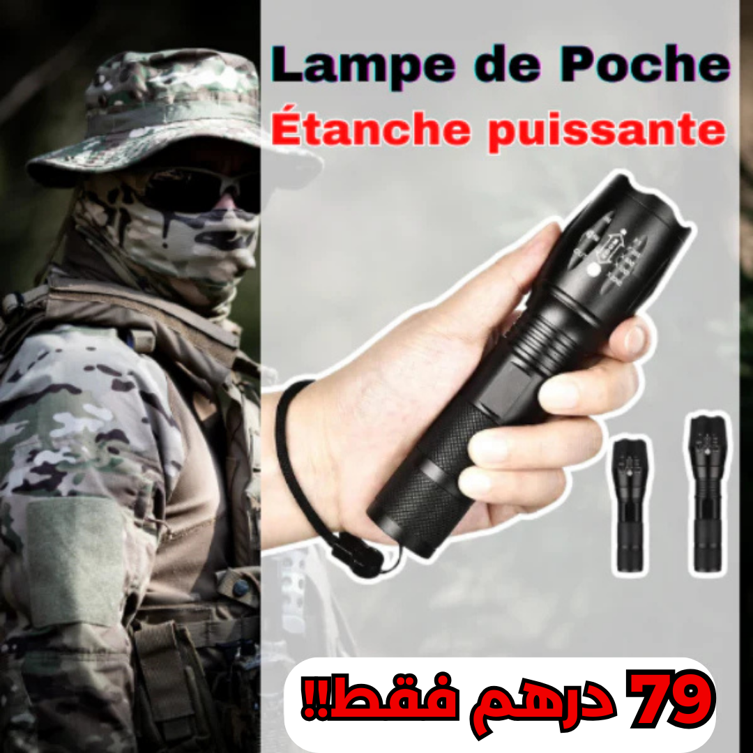 🔦 Lampe de Poche à Lumière Puissante – Éclairez comme jamais auparavant-HNF
