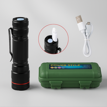 🔦 Lampe de Poche à Lumière Puissante – Éclairez comme jamais auparavant-UN